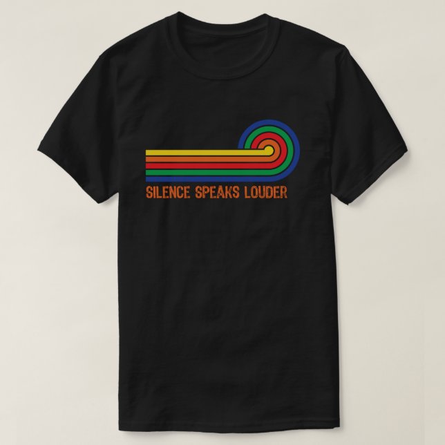 Camiseta O Silêncio Fala Mais Alto (Frente do Design)