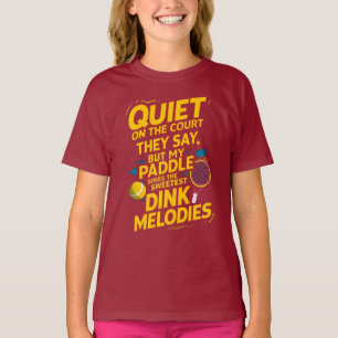 Camiseta O Silêncio Fala Volumes: O Poder do Pickleball