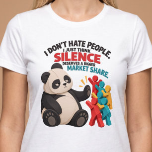 Camiseta O Silêncio Merece uma Fatia de Mercado Maior