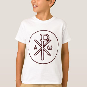 Camiseta O símbolo cristograma Chi-Rho