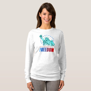 Camiseta O Símbolo da Liberdade Capa longa feminina