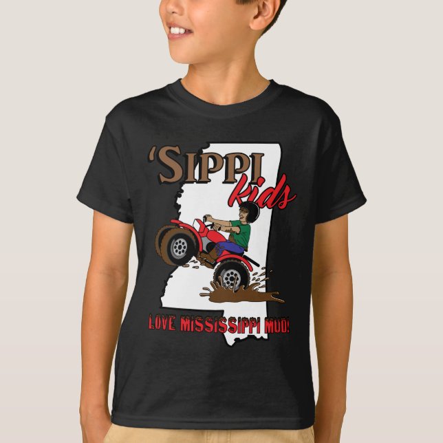 Camiseta o sippi caçoa o amor mississippi mud.png (Frente)