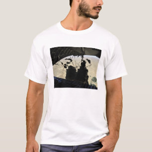 Camiseta O sistema de entrega do recipiente empacota a