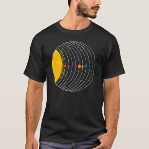 Camiseta O sistema solar