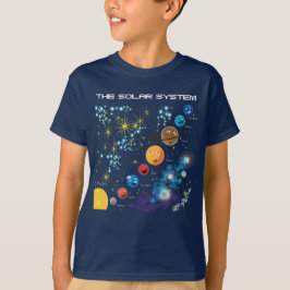 Camiseta O sistema solar
