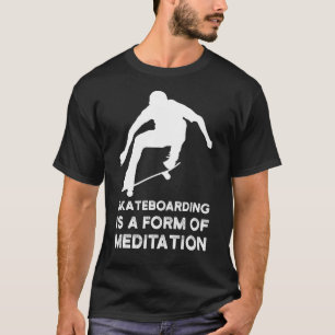 Camiseta O Skate É Uma Pista De Forma