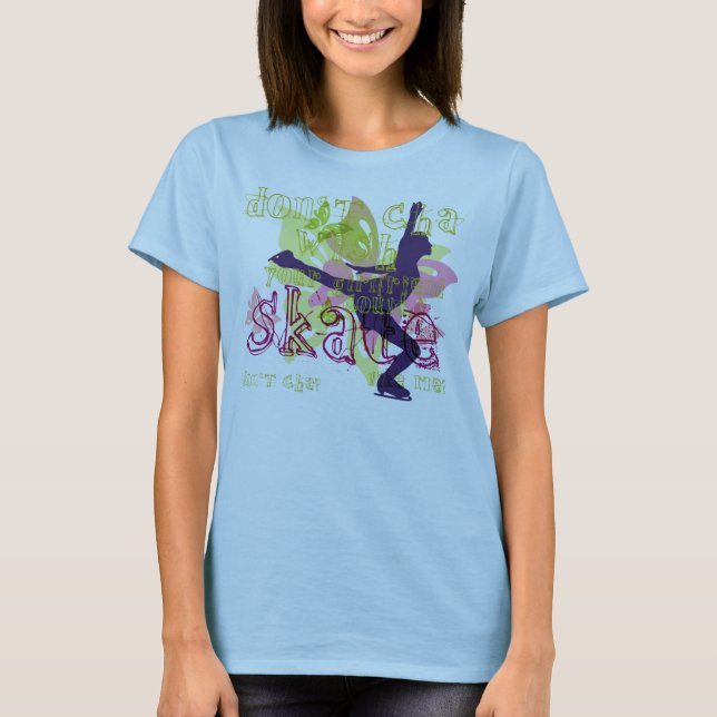 Camiseta O skate gosta de me? (Frente)