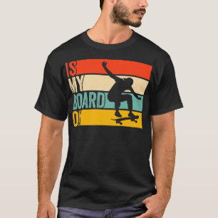 Camiseta O Skateboarder Engraçado É O Meu Skateboard Ok Ska