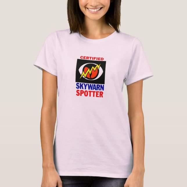 Camiseta O Skywarn T'shirt das mulheres (Frente)