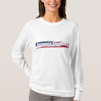 Camiseta O SleeveTshirt longo da mulher do Barnyard