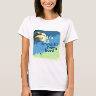 Camiseta O Slogan Descida Engraçado