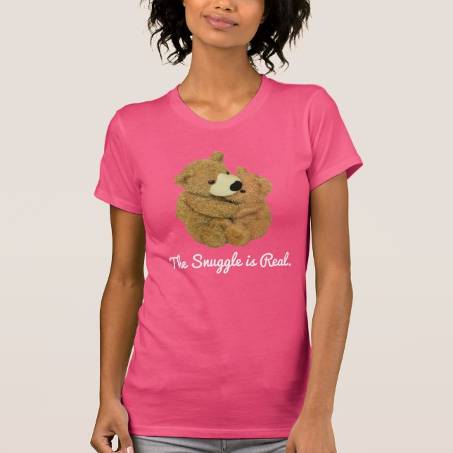 Camiseta O Snuggle é T real (Frente)