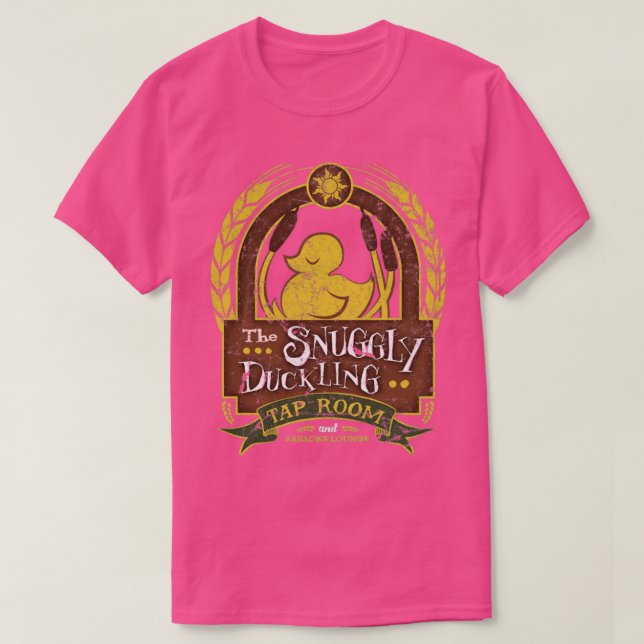 Camiseta O Snuggly Duckling (Frente do Design)