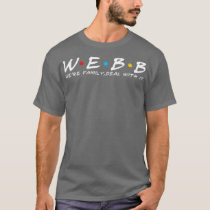 Camiseta O Sobrenome Webb Sobrenome Da Família Webb
