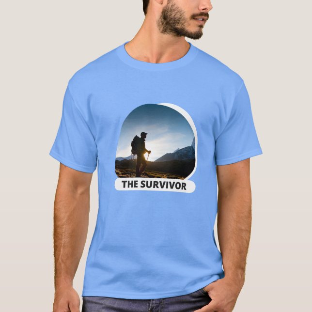 Camiseta O Sobrevivente: Aventura Espera (Frente)