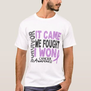 Camiseta O sobrevivente de câncer que veio nós lutou-me
