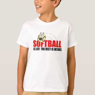 Camiseta O softball é vida