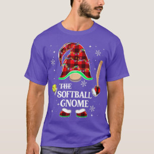 Camiseta O Softball Gnomo 2022 da Correspondência de Natal