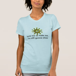 Camiseta o sol, ama-me ou deia-me, mim ainda está indo