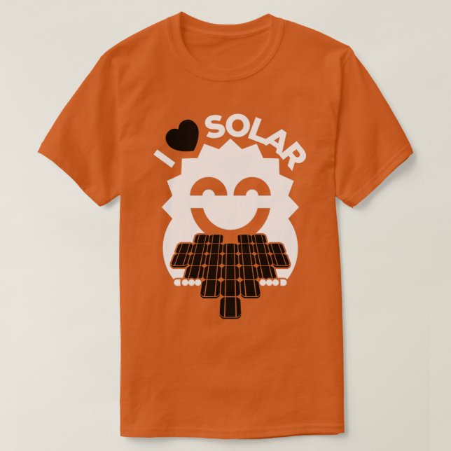 Camiseta O Sol ama o Solar (Frente do Design)