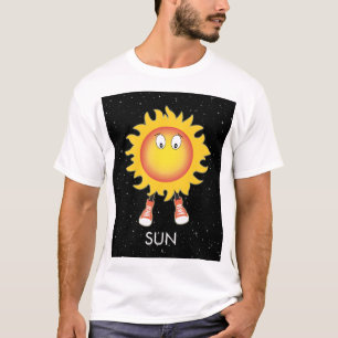 Camiseta O Sol e as Estrelas no Espaço