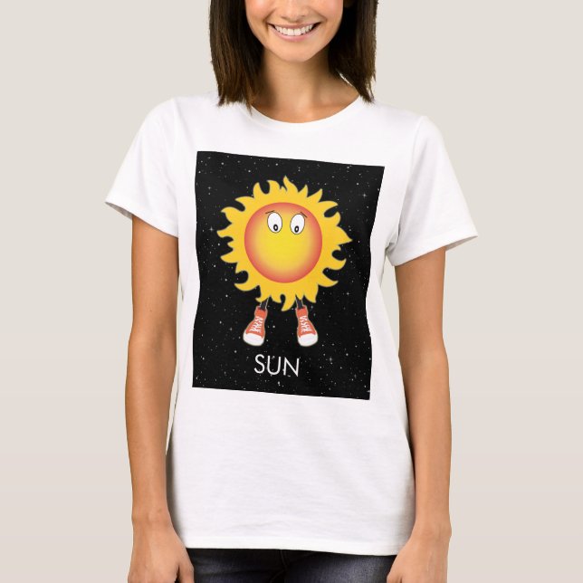Camiseta O Sol e as Estrelas no Espaço (Frente)