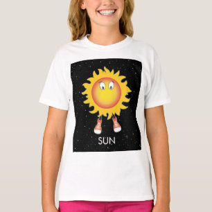 Camiseta O Sol e as Estrelas no Espaço