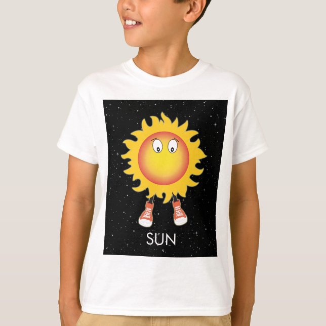 Camiseta O Sol e as Estrelas no Espaço (Frente)