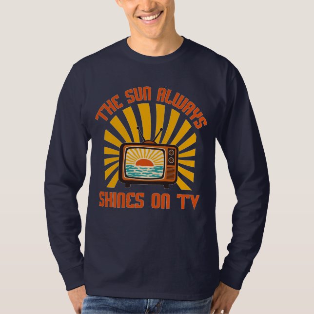 Camiseta O Sol sempre brilha na TV-80s (Frente)
