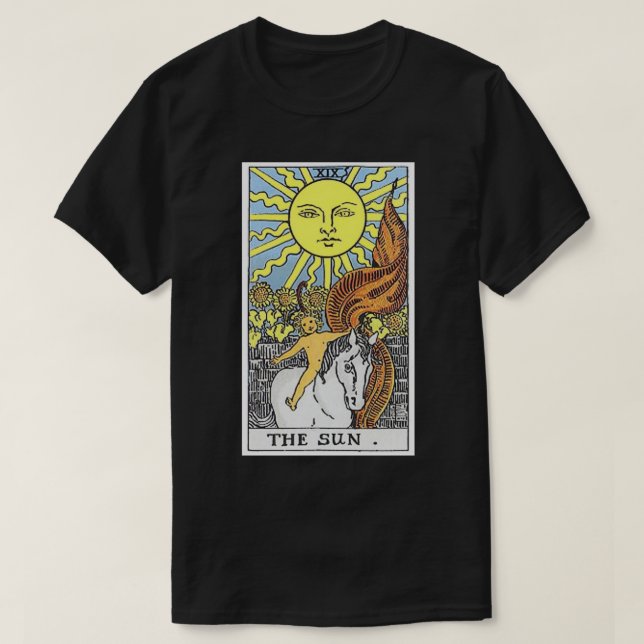 Camiseta O Sol Tarot (Frente do Design)