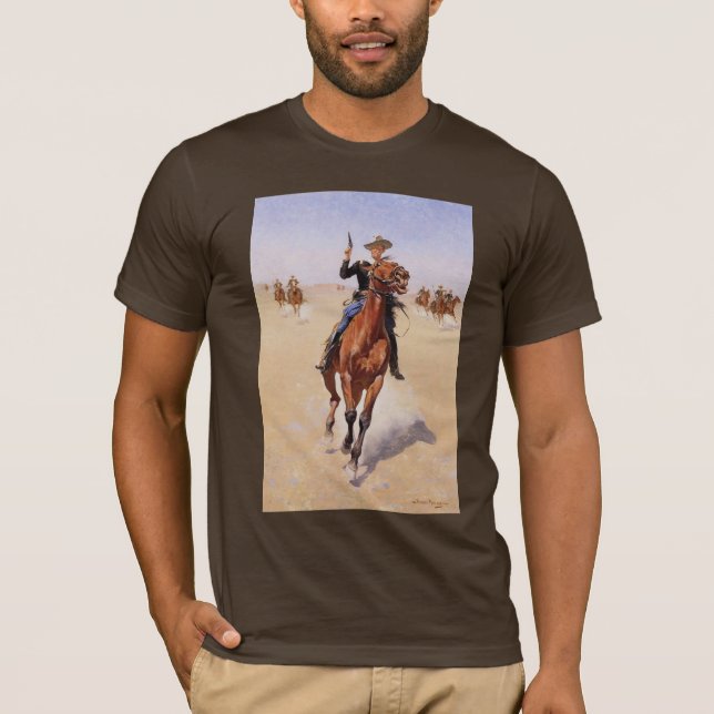 Camiseta O soldado de Frederic Remington (Frente)