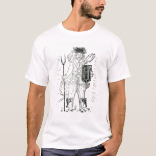 Camiseta O soldado irlandês inglês, com disciplina nova