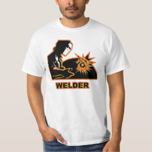Camiseta O soldador que faz as faíscas voa