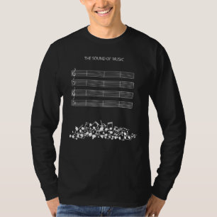 Camiseta O Som Do Compositor De Cantor De Nota Musical Sile