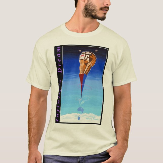 Camiseta O sonho da infinidade CÓSMICA do HEADPIECE (Frente)