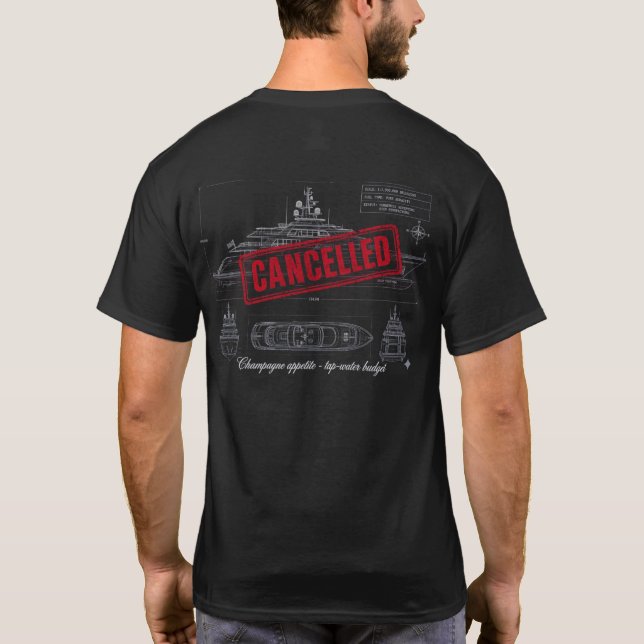 Camiseta O Sonho Impossível Iate (Edição Blueprint) (Verso)