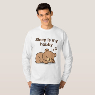 Camiseta O Sono É O Meu Hobby - Design
