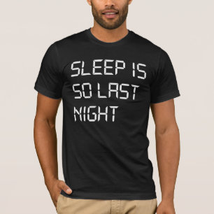 Camiseta O sono é tão a noite passada t-shirt