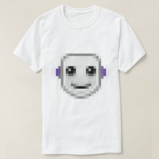 Camiseta O sorriso do robô da contração muscular Emote