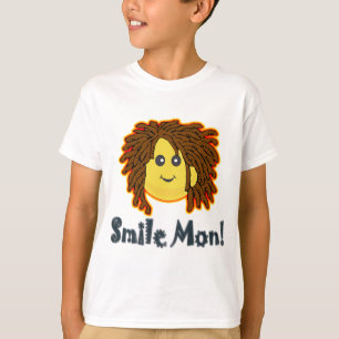 Camiseta O sorriso segunda-feira Rasta enfrenta os