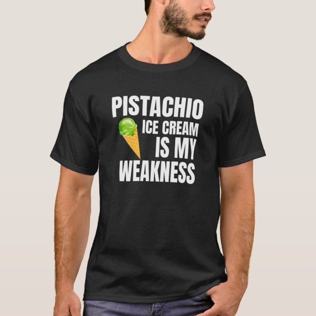 Camiseta O Sorvete Do Pistachio É Minha Fraqueza (Frente)