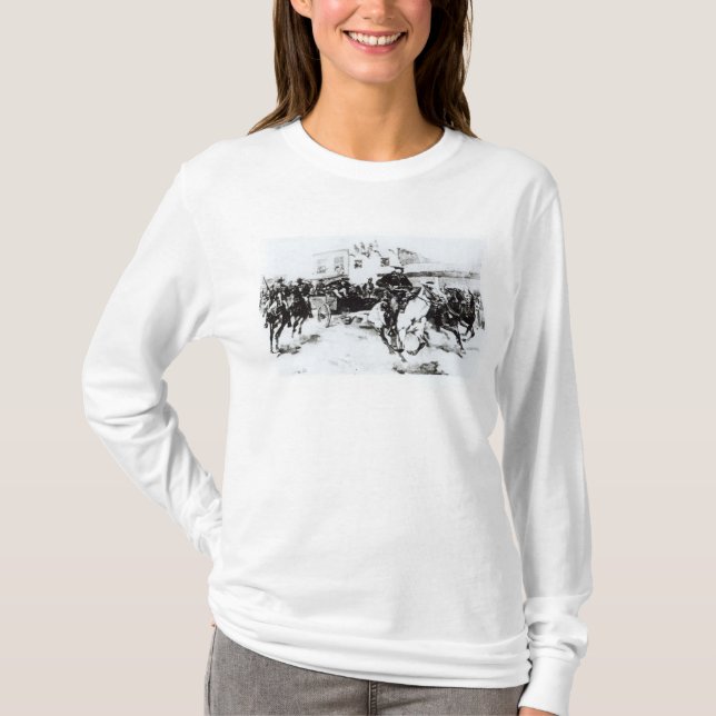 Camiseta O sótão traz em Billy o miúdo, 1880 (Frente)