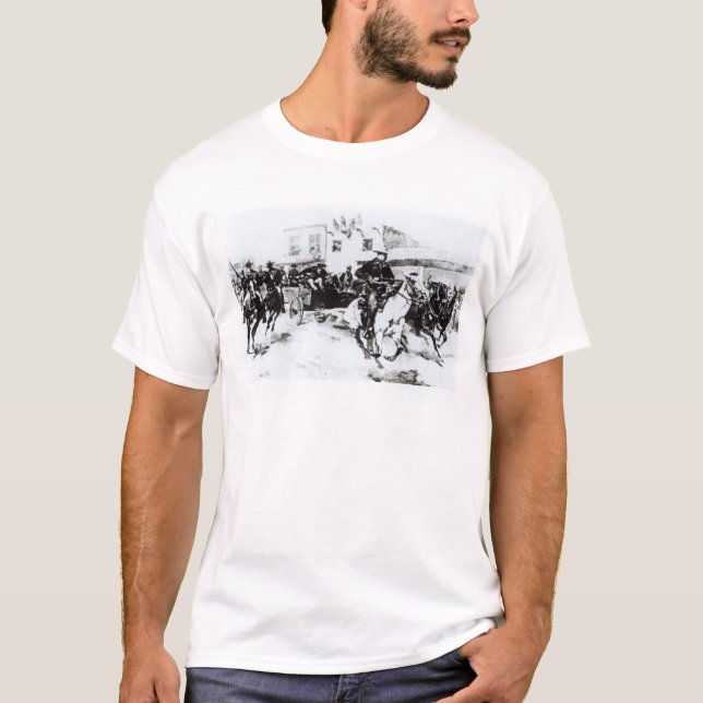 Camiseta O sótão traz em Billy o miúdo, 1880 (Frente)