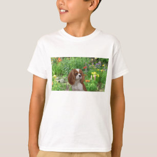Camiseta O Spaniel de rei Charles descuidado caçoa o