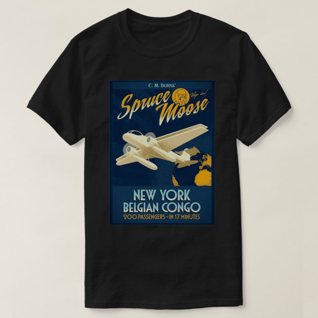 Camiseta O Spruce Moose (Frente do Design)