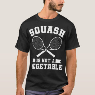 Camiseta O squash não é um vegetal jogador de squash