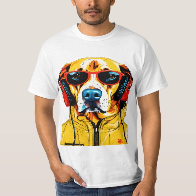 Camiseta O Sr. Cachorro Magnífico (Frente)