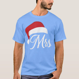 Camiseta O Sr. Claus e a Sra. Claus Engraçado Golpe de Nata