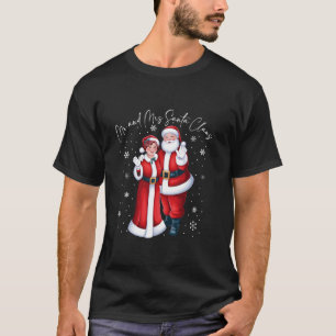 Camiseta O Sr. e a Sra. Papai Noel Casais de Natal