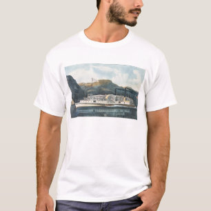 Camiseta O ` St. John do barco a vapor do Rio Hudson
